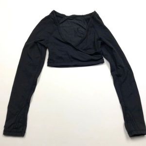 Ivivva Black Ballet Wrap Size 8.